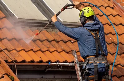 Démoussage et hydrofuge de toiture à Château-Chervix